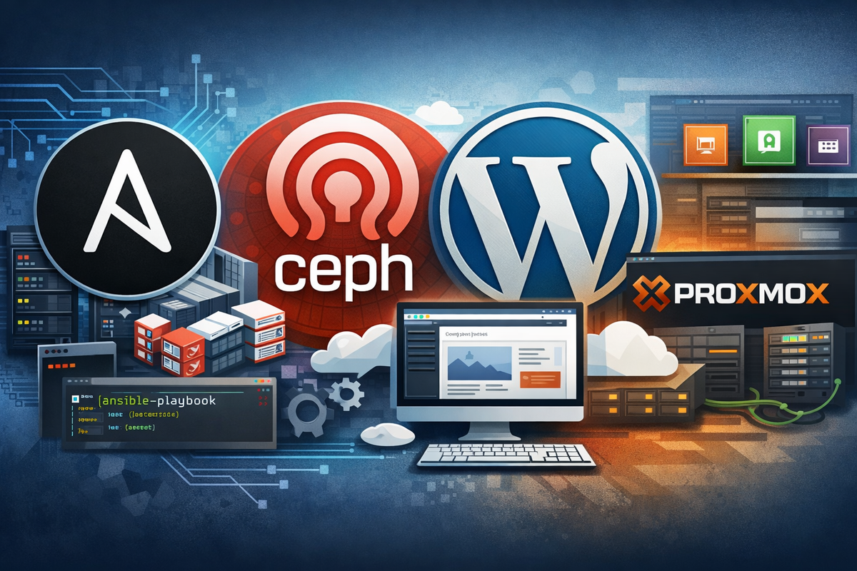 Automatische provisioning met Proxmox, Ansible en Ceph